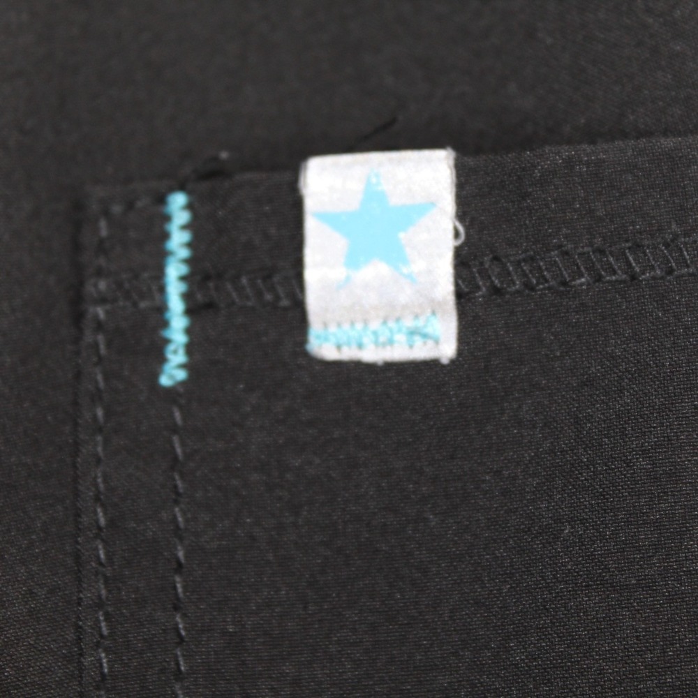 Scrubstar Scrub Pants Womens Large Black Stretch Medical Straight Leg Drawstring - Picture 9 of 12